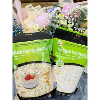 Yến mạch tươi nguyên chất Úc cán dẹt/vỡ Wellbeing gói 500gr