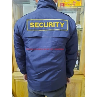 ÁO KHOÁC BẢO VỆ THÊU CHỮ SECURITY ( ÁO GIÓ TRẦN BÔNG)