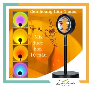 Đèn sống ảo đèn led tiktok trang trí quay tiktok 4 màu livestream decor trang trí đổi màu hoàng hôn,mặt trời