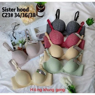 Áo su thái lan không gọng sisterhood C23 đệm dày siêu nâng 5cm