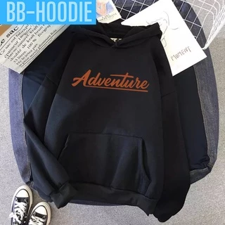 ÁO KHOÁC HOODIE NỈ UNISEX IN ADIVENTURE CỰC ĐẸP NHIỀU MÀU THỜI TRANG BB HOODIE