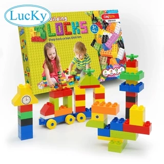 Đồ Chơi Ghép Hình Cơ Bản Khối Lớn DUKA TOYS - DK81019 An Toàn Cho Trẻ