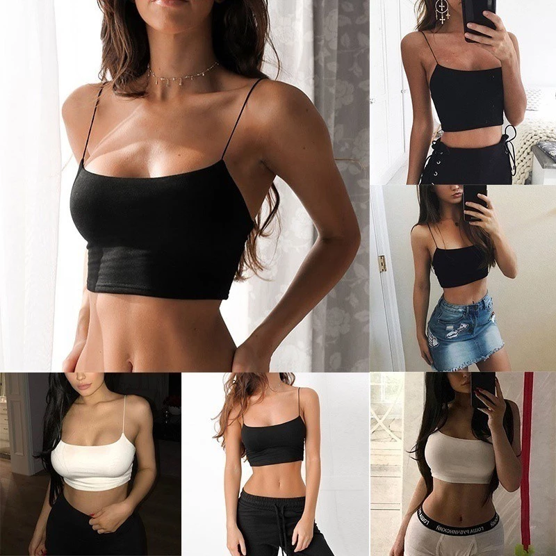 Áo croptop 2 dây thời trang cá tính cho nữ