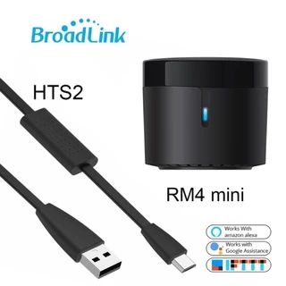 Điều khiển hồng ngoại Broadlink RM4 mini + Cáp cảm biến HTS2