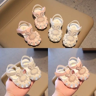 Sandal tập đi thỏ đá phong cách cho bé trai bé gái 0-2 tuổi
