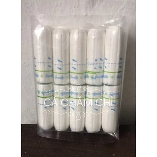 (Tampon bán lẻ) Set 10 chiếc tampon Facelle 5 giọt Super Plus siêu thấm Đức date 2027