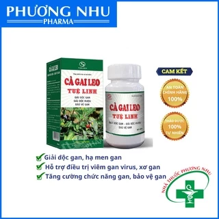 Cà Gai Leo Tuệ Linh Hỗ Trợ Giải Độc Gan Bảo Vệ Tế Bào Gan, Hạ Men Gan Hộp 60 Viên