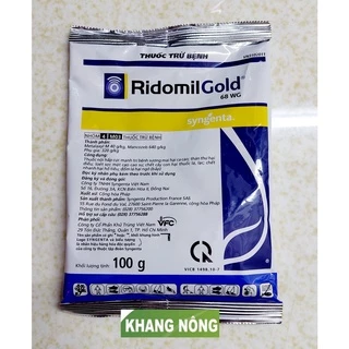 Chế Phẩm RIDOMILGOLD 100g Trừ Nấm & Sương Mai Trên Cây Trồng