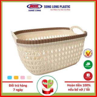 Giỏ Viền Đựng hoa quả rau củ Song Long - Duonghieu6789