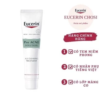 EUCERIN GEL GIÚP GIẢM MỤN VÀ NHỜN SAU 1 TUẦN PRO ACNE A.I CLEARING TREAMENT 40ML