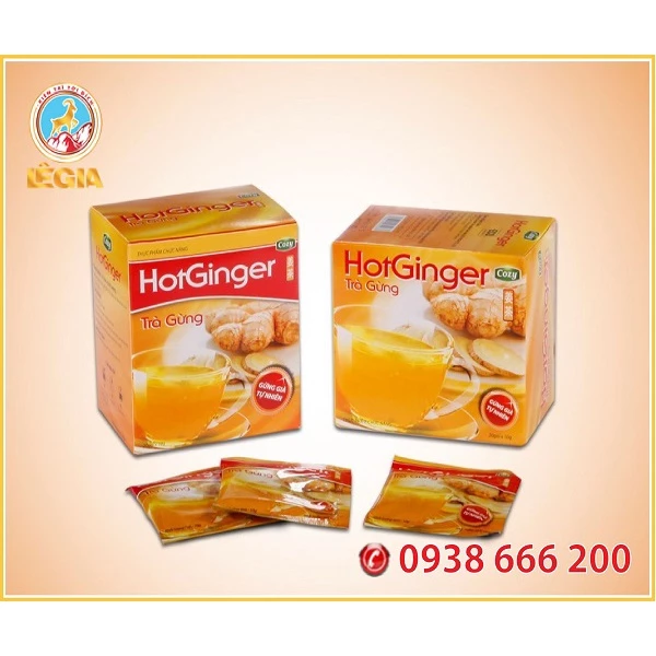 Trà COZY Gừng Hòa Tan 100G, 200G (HOTGINGER TEA)