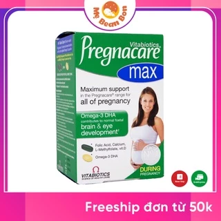 Vitamin bầu Pregnacare Max 84v Anh cho bà bầu và mẹ sau sinh Bổ sung đầy đủ Folic, Sắt, DHA, Canxi