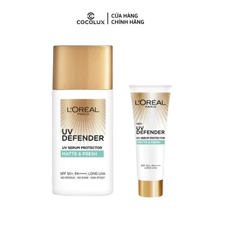 Kem Chống Nắng Loreal Paris UV Defender Kiềm Dầu Thoáng Mịn Da 50ml