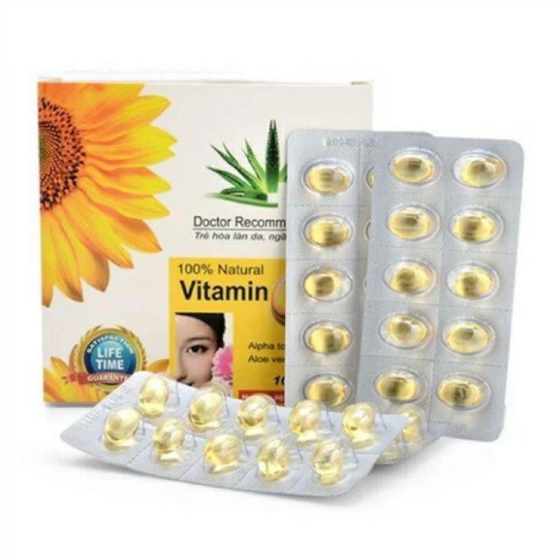 Viên uống Vitamin E 400 Hộp 100 viên