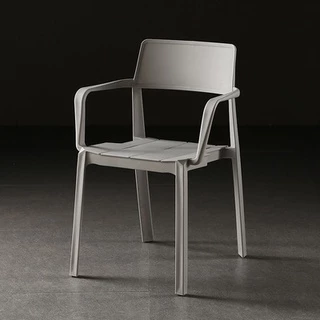 Ghế ăn bành Eames chất liệu nhựa, ghế bàn ăn nhựa có tựa lưng BGN024