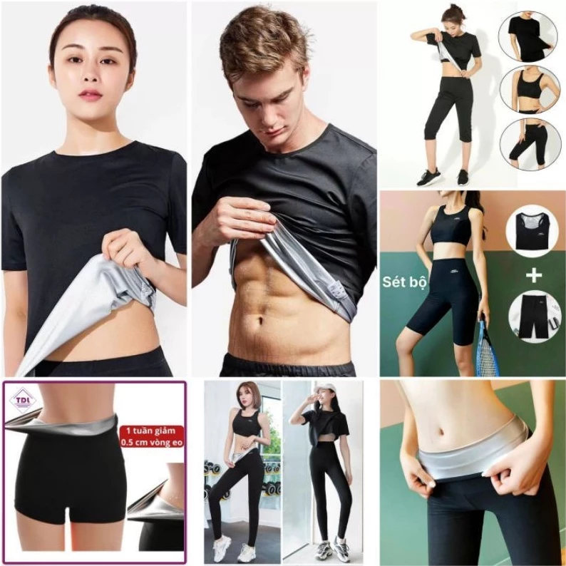 Áo Tập Thể Dục Giảm Mỡ ,Quần Tập Giảm Mỡ Siêu Tốc