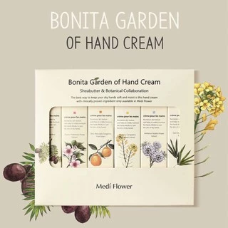 1 tuyp Kem dưỡng mềm da tay Medi Flower Bonita Garden Hand Cream Hàn Quốc 75ml
