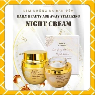 Kem dưỡng trắng da chống lão hoá Daily Beauty Age Away Vitalizing Night Cream