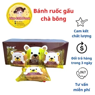 BÁNH RUỐC GẤU CHÀ BÔNG THÙNG 30 CÁI - Lùn Con Food