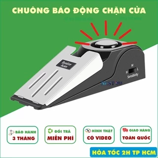 Thiết bị cảm biến báo động chống trộm chặn ở chân cửa ra vào Chốt chặn cửa thông minh