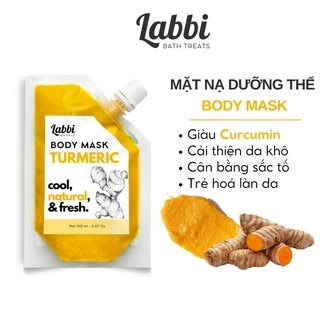 Mặt nạ dưỡng thể Nghệ - TURMERIC BODY MASK - Labbi Bath Treats