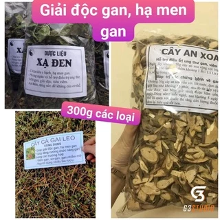 Xạ đen, an xoa, cà gai leo khô hạ men gan