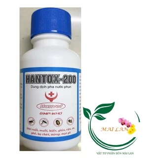 Thuốc Diệt Hantox-200 - Diệt kiến, gián, rận, ve, ghẻ, bọ chét, mòng, mạt gà - #068B# 100ml