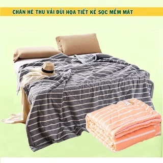 Chăn Muji, Mền Đũi Mùa Hè chất vải cotton poly thoáng mát