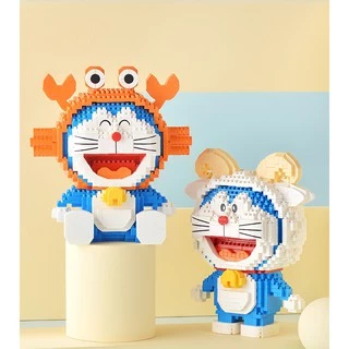 HOẢ TỐC Bộ đồ chơi lắp ghép Doraemon - Mô hình 3D BALODY Nanoblock