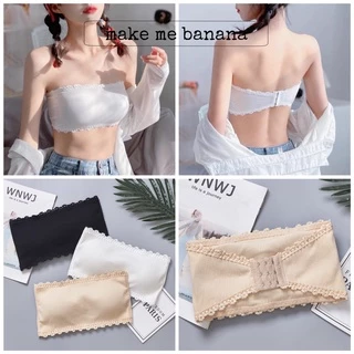 Áo ngực ống không dây - Áo ống cotton ôm