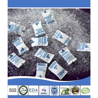 Hạt hút ẩm 1 gram NUDRY dùng cho dược phẩm thực phẩm Túi hút ẩm silica gel đóng gói 500Gram