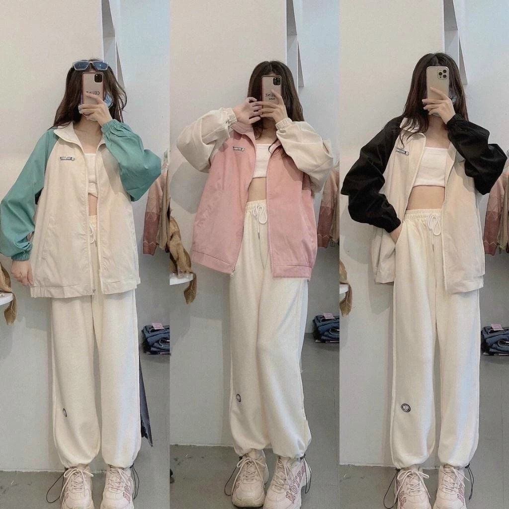 Áo khoác bomber unisex ⚡FREESHIP⚡ Áo bomber bóng chày ulzzang phối màu in Logo Siêu chất