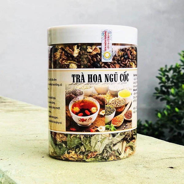 Trà Hoa Ngũ Cốc Thanh Lọc Cơ Thể, trà gạo lứt xạ đen giảm cân giải nhiệt mát gan, dễ ngủ, giảm mỡ bụng - TNC