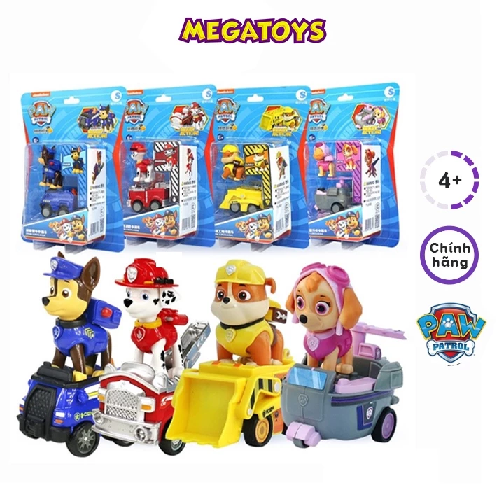 Đồ chơi xe mô hình biệt đội chó cứu hộ Paw Patrol Trendy Sound