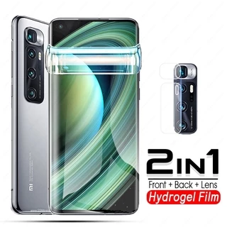 Miếng Bảo Vệ Màn Hình 2 Trong 1 Bền Cho Xiaomi Mi 10 Pro Ultra Mi 10 Lite + Miếng Cường Lực Mi Note 10 Pro 10 Lite