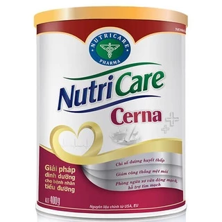 Sữa Nutricare Cerna 900G, 400G - cho người đái tháo đường