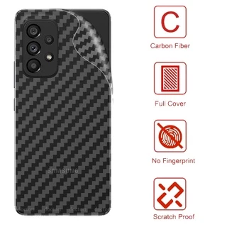 Miếng Dán Mặt Sau Điện Thoại Bằng Sợi Carbon 3d Cho Samsung ss Galaxy A55 A35 A15 A25 A54 A34 A24 A05 A05s A04s A04E A04 A03s A14 A13 A23 A33 A53 A73 M14 5G 4G 2023 2024