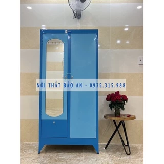 Tủ sắt đựng quần áo ngang 0.9m cao 1m8