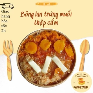 (Nowship hoả tốc) Bánh bông lan trứng muối/bông lan kem phomai hàng mới mỗi ngày