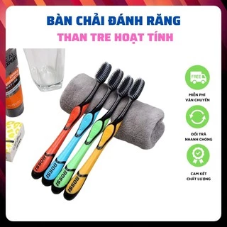 Bàn Chải Đánh Răng Than Tre Hoạt Tính Hàn Quốc Bossi Sợi Siêu Mềm Mịn - Gd032