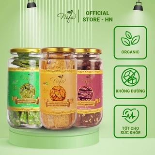 Biscotti Nofa Nguyên Cám Vị Vani 500g, Thơm Ngon Giòn Rụm, Giảm Cân Đẹp Dáng Nguyên Cám 3 Vị, Vani, Chocolate, Matcha