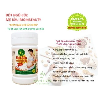 Ngũ cốc bầu, Bột ngũ cốc dinh dưỡng mẹ bầu Mom Beauty 25 loại hạt