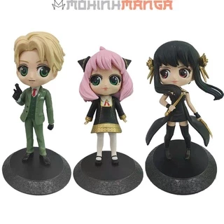 Bộ 3 mô hình nhân vật Anya Forger Spy X Family cao 14cm Gia đình điệp viên Loid Yor Chimera figure siêu dễ thương