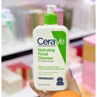 [DA KHÔ BẢN PHÁP 473ml] Sữa rửa mặt CeraVe Hydrating Cleanser