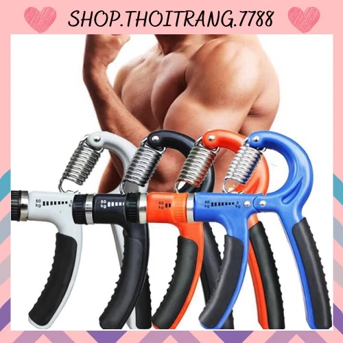 Dụng cụ tập gym tập tay, kìm bóp tập lực tay chữ a có lò xo điều chỉnh lực 5-60kg tập cơ ngón tay hiệu quả 007973