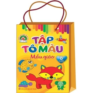 Sách: Combo Tập Tô Màu Mẫu Giáo (Túi 8 Cuốn)