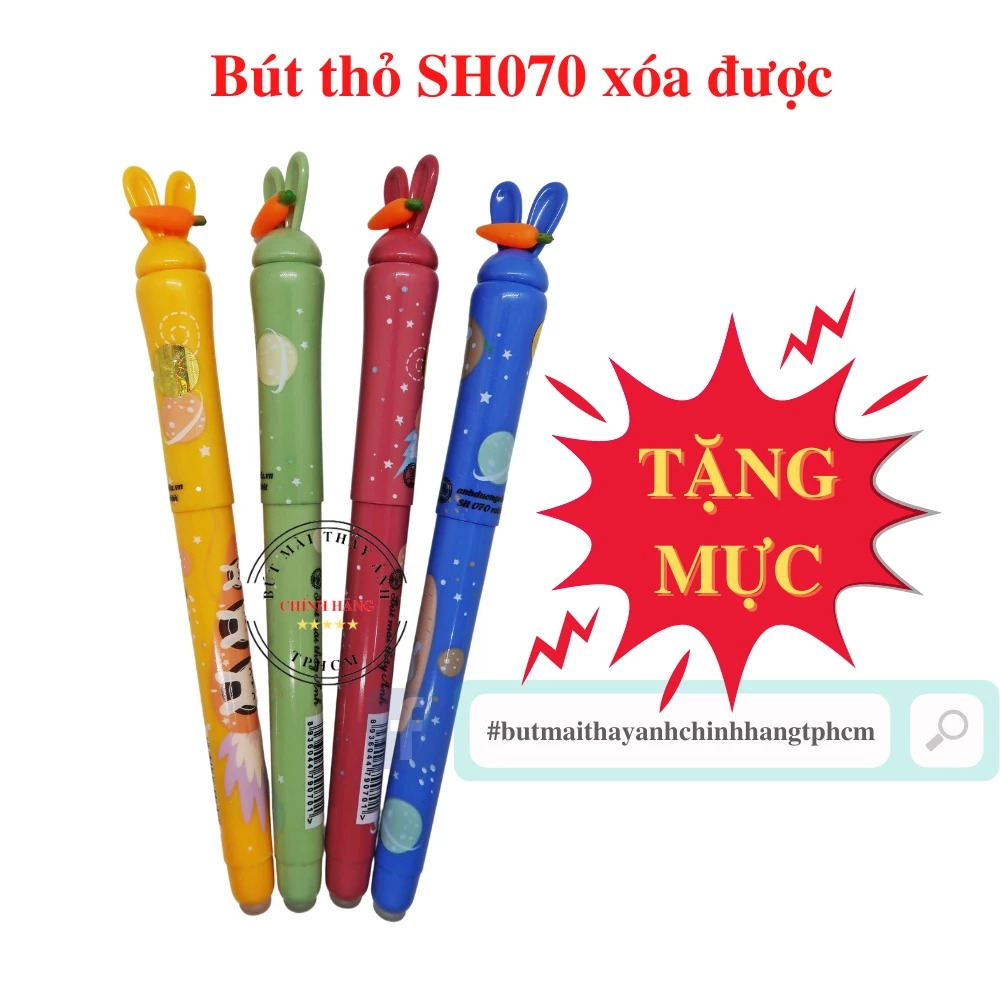 Bút mài thầy Ánh SH070 xóa được ngòi êm luyện chữ đẹp thanh đậm