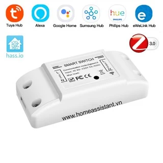 Công Tắc Zigbee 3.0 Tuya 10A XH-01 (Hỗ trợ HomeAssistant) Zigbee2MQTT ZHA Hass