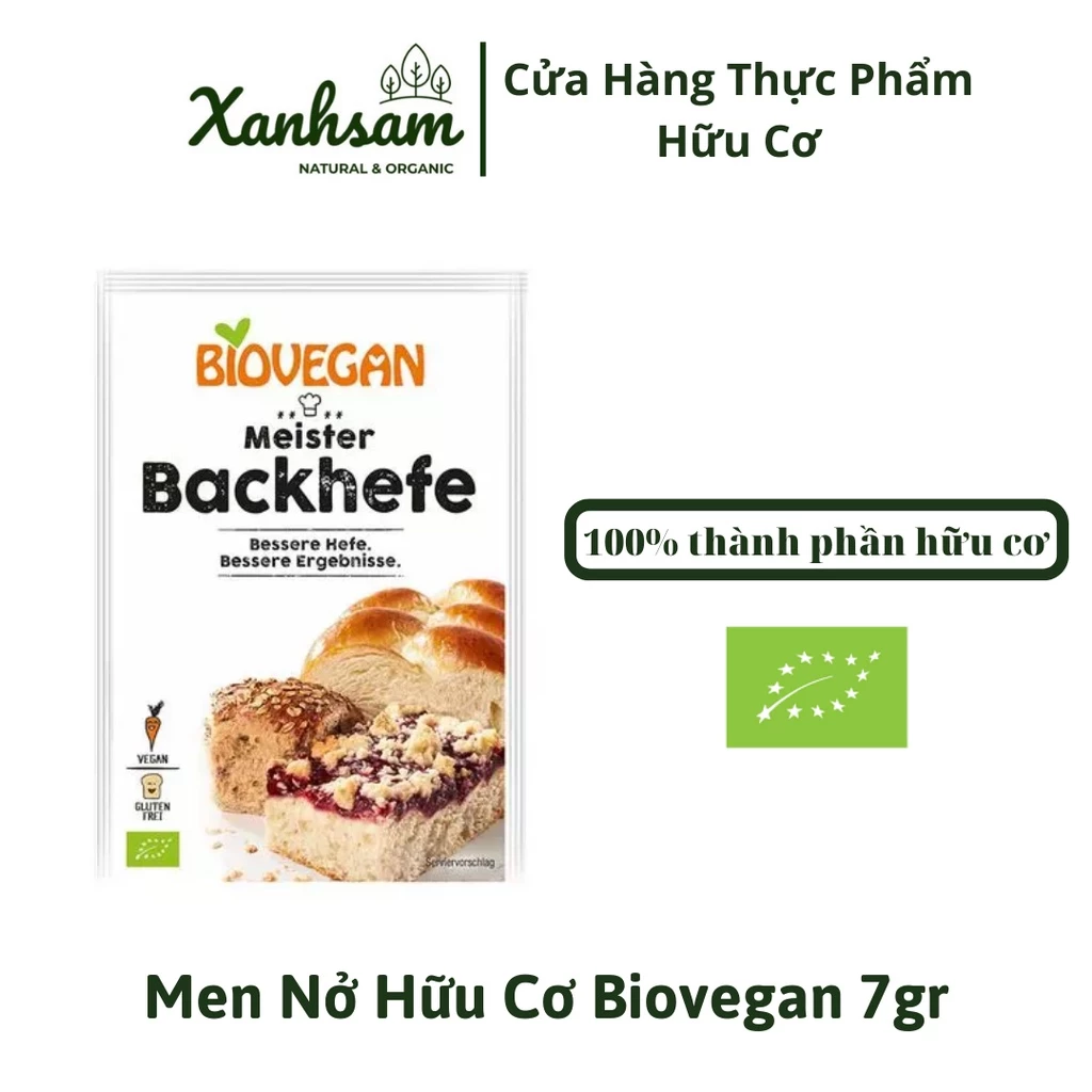 Men Nở Hữu Cơ Biovegan 7gr - XanhSam Organic