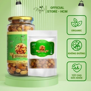 Hạt Hạnh Nhân Rang Bơ Nhập Khẩu Mỹ Nofa Hũ Và Túi Zip 500g Vỏ Mỏng Loại Thượng Hạng, Hạt Mẩy, Ngậy Thơm